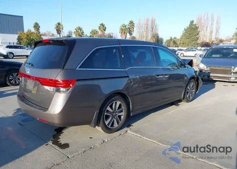 2015 Honda Odyssey Touring/Touring Elite z USA, uszkodzony, nr VIN 5FNRL5H99FB060979